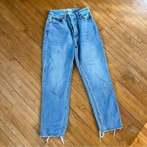 The ankle straight ultra high rise curve love Abercrombie Jean size 26 2R